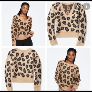 VS PINK: Cheetah Sweater